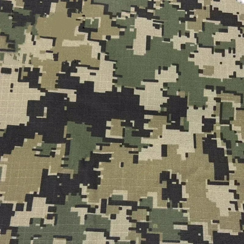 

50% Nylon 50% Cotton Mexican Camouflage Fabric Rip Stop Cloth for DIY Tactical Uniform