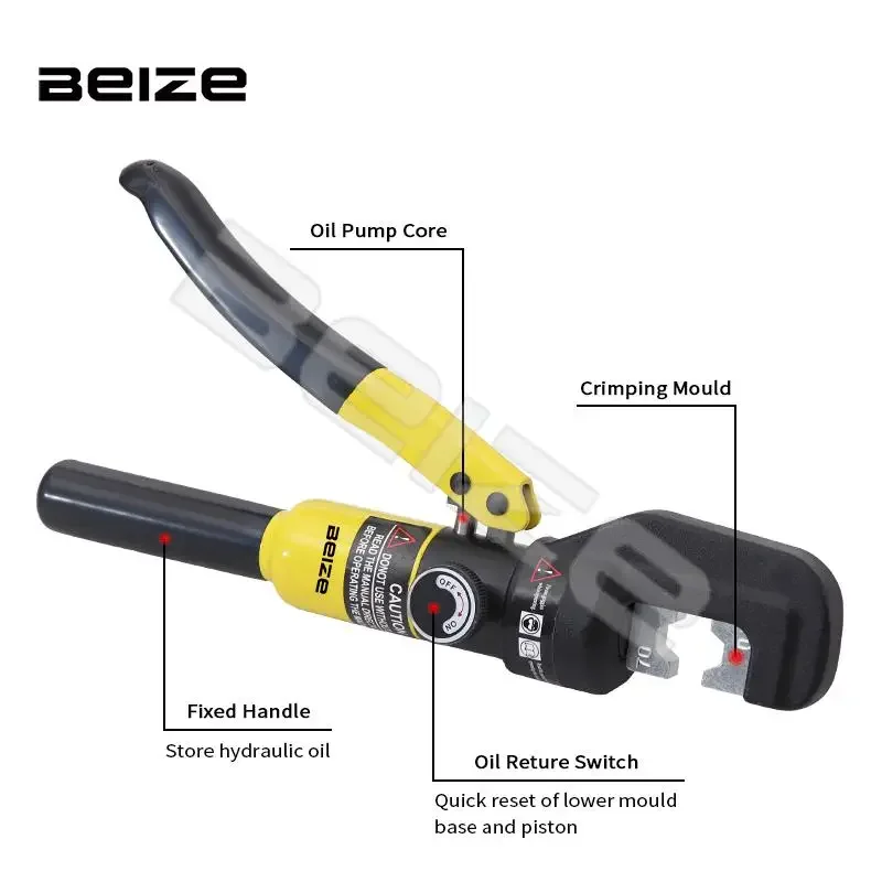 Hydraulic Crimping Tool Cable Lug Crimper Plier Hydraulic Compression Tool YQK-70 4-70mm Pressure 5-6T