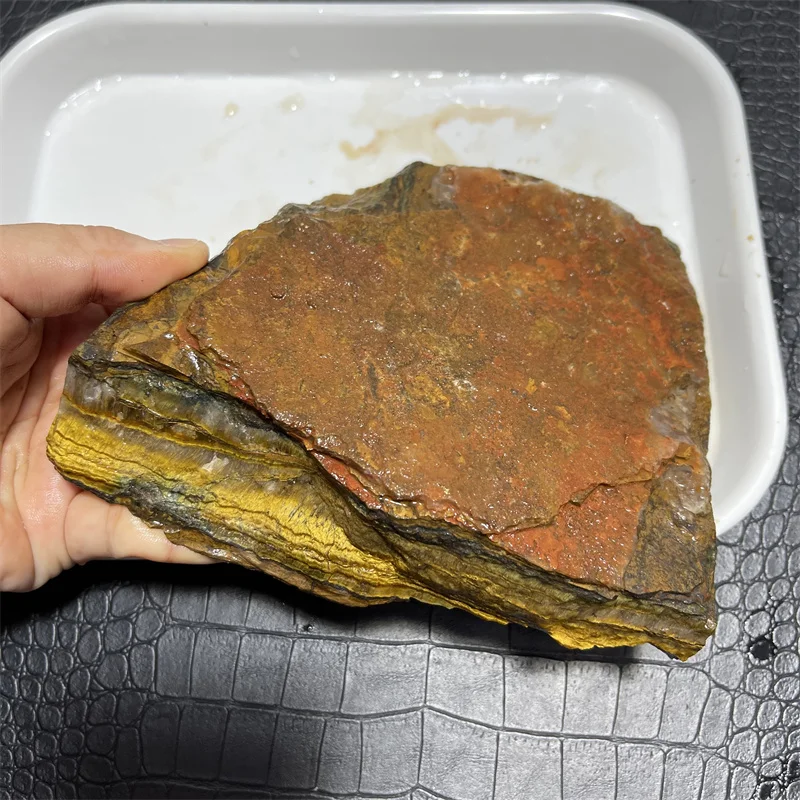 1535g Natural Raw Yellow Tiger Eye Rough Stones for Healing Stones Decoration