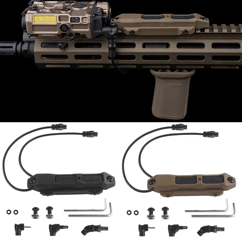

OPHIDIANTAC Triple head adapted to 2.5MM interface PEO rail convenient key control PEO or flashlight button function
