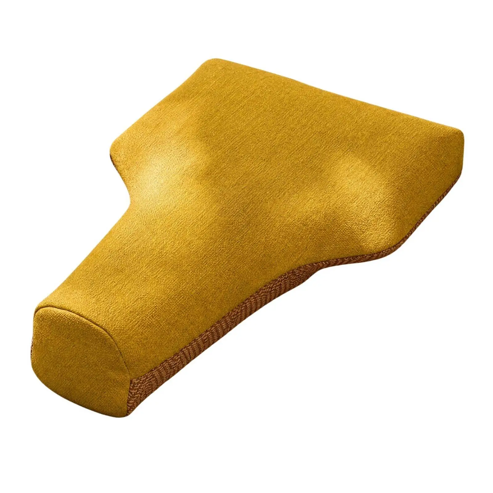 Hemp Buckwheat Meditation Cushion Contoured Shape Reversible Cover for Yoga Products Mental Relaxation Sitting Support