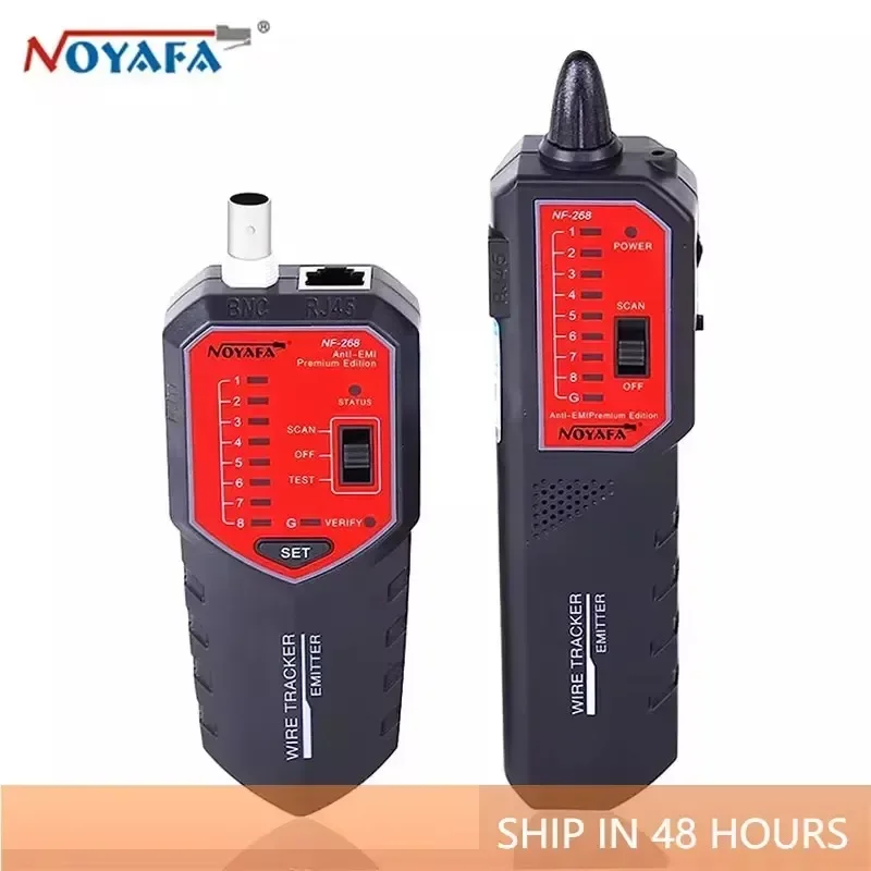 

NOYAFA NF-268 Wire Network Telephone Cable Tester with Anti-jamming for RJ45 RJ11