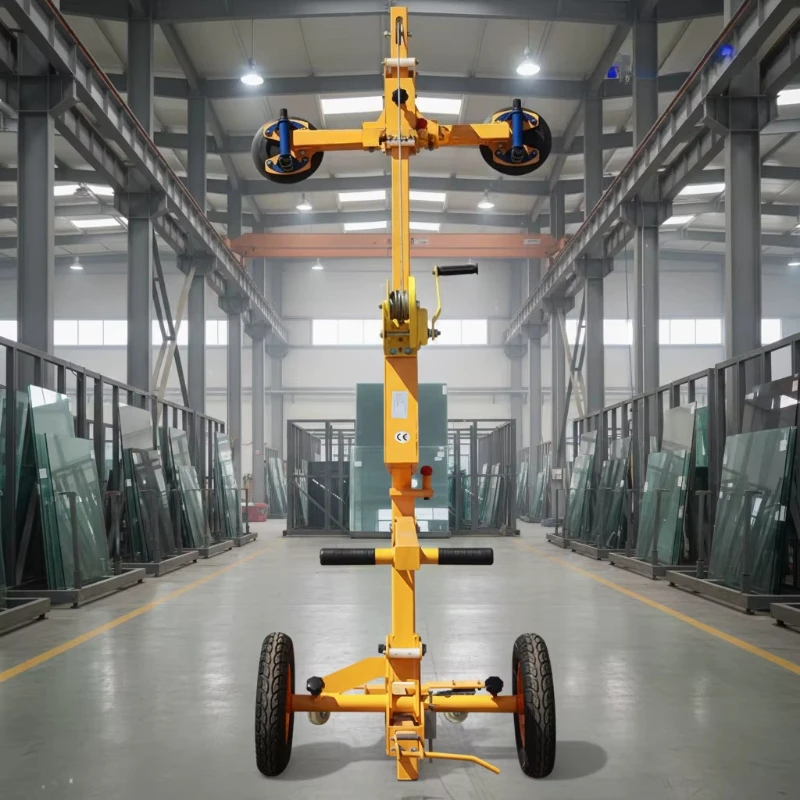 Portable Electric Vacuum Glass Lifting Handling Tool for Decoration Companies Elevador Vidrio