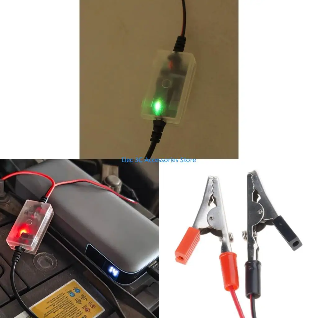 Y51A Portable Vehicle Charging Cable 5V to 13.8V Converter for Emergency Power Supply