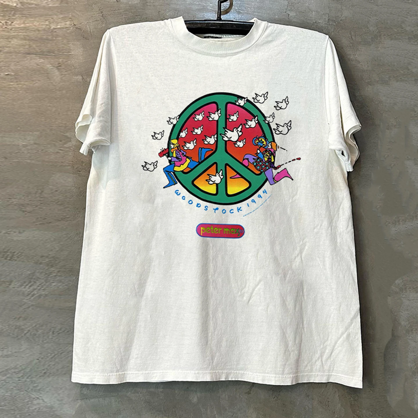 Peter Max Artist Short Sleeve T-Shirt American Design Sensation Cotton round Neck Loose Fit Printed Casual Summer Top for Teens