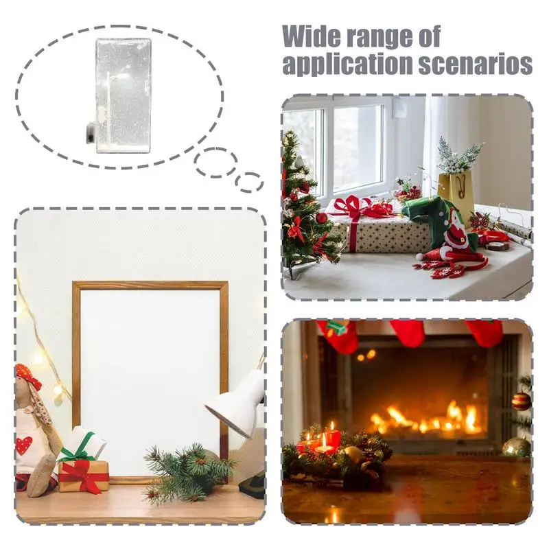 Snow Scene Street Light Flowing Small Night Light Snowy Night Snow Lamp Decor Arts Crafts Night Street Lamps for Indoor Desktop