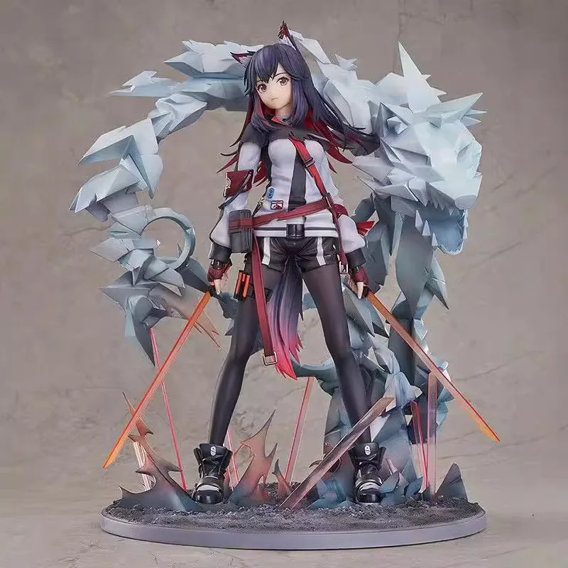 25cm Arknights Texas Full Power Rhodes Island Game Girl Figur Modell Statue Sammlerstück Desktop-Dekoration Ornament Spielzeug Geschenke