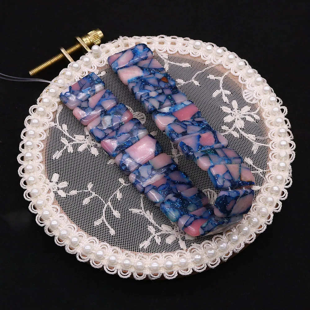 

Vintage Imperial Stone Straight-hole Loose Bead 10x20mm Rectangle Dyed Semi-precious Stone Polished Loose Bead Accessory 1strand