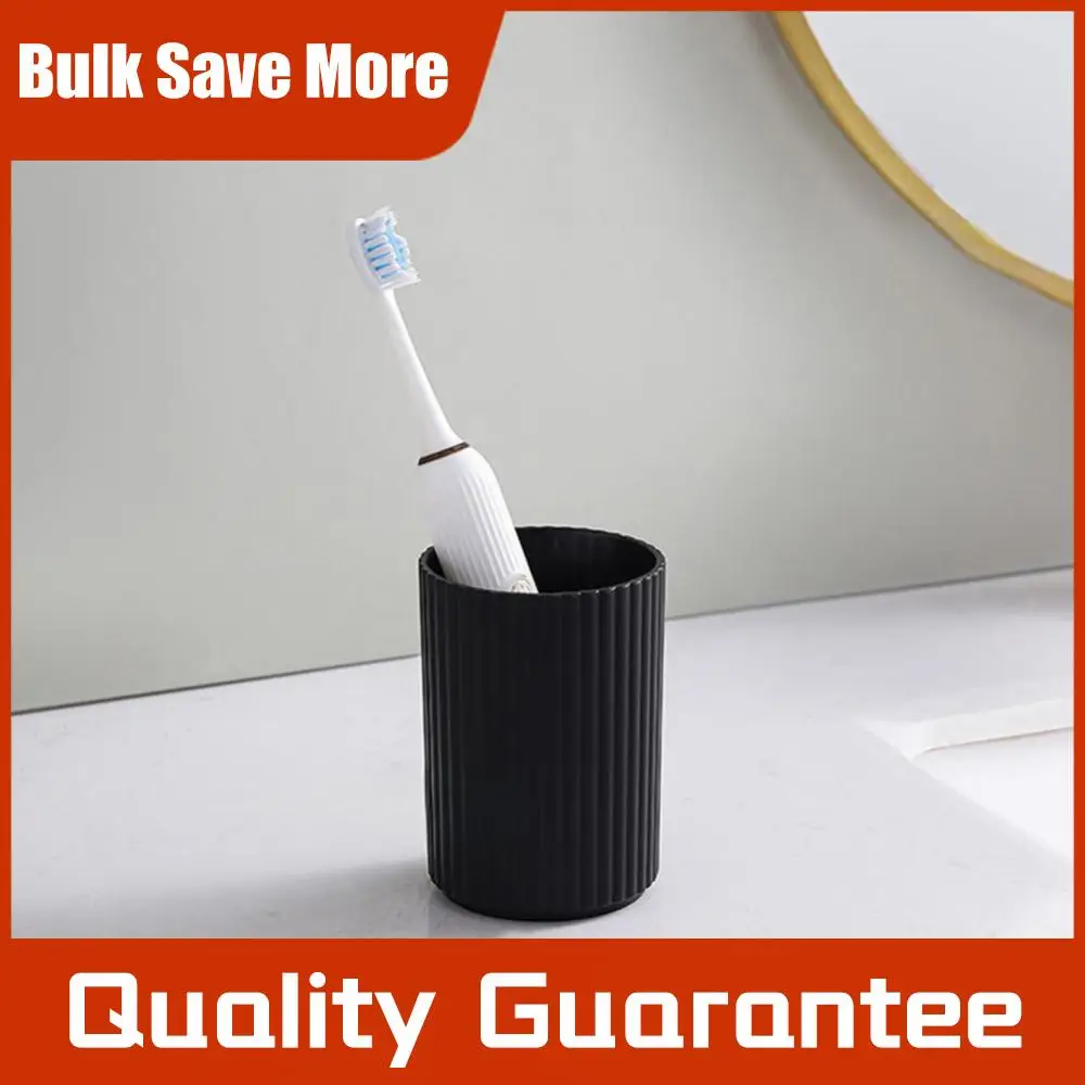

6 Piece Modern Bathroom Essentials Set Bathroom Accessory Set with Trash Can & Toothbrush Holder and Cup
