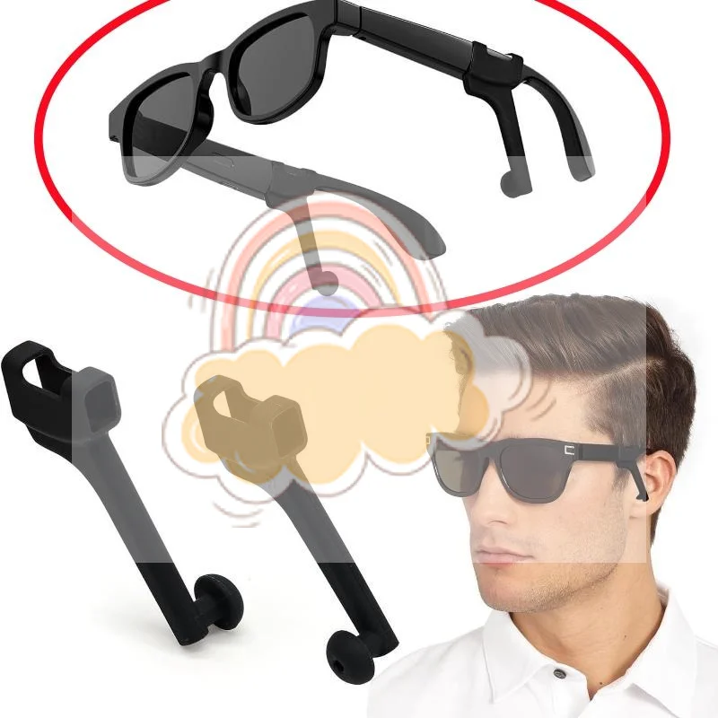1 Pair AR Smart Glasses Silicone Sound Guide Amplifier Noise Isolation Reduce Sound Leakage Privacy Ear Tips For Meta
