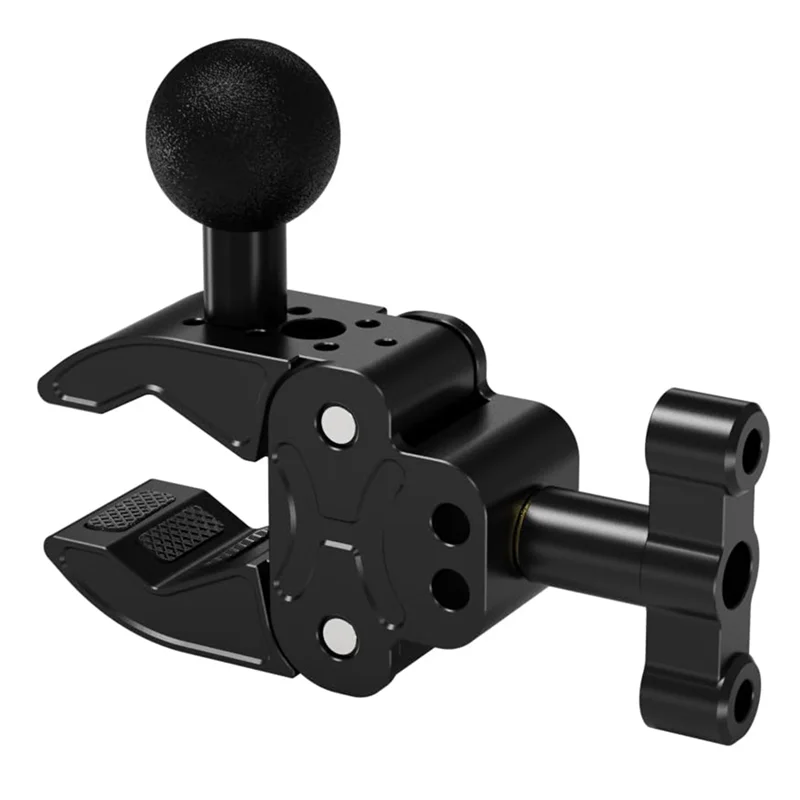 

【BRILLIANT】Универсальная регулируемая металлическая подставка для камеры с шаровой головкой 1 дюйм и мощным зажимом-крабом, многофункциональная настольная подставка для фотосъемки