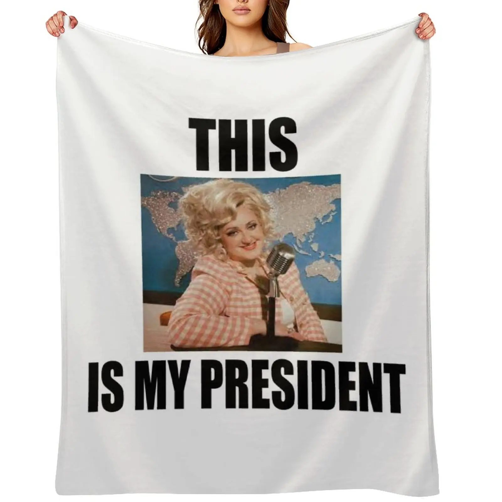 

President Brittany Broski Throw Blanket Thins Retros Decorative Throw Blankets For Bed Blankets