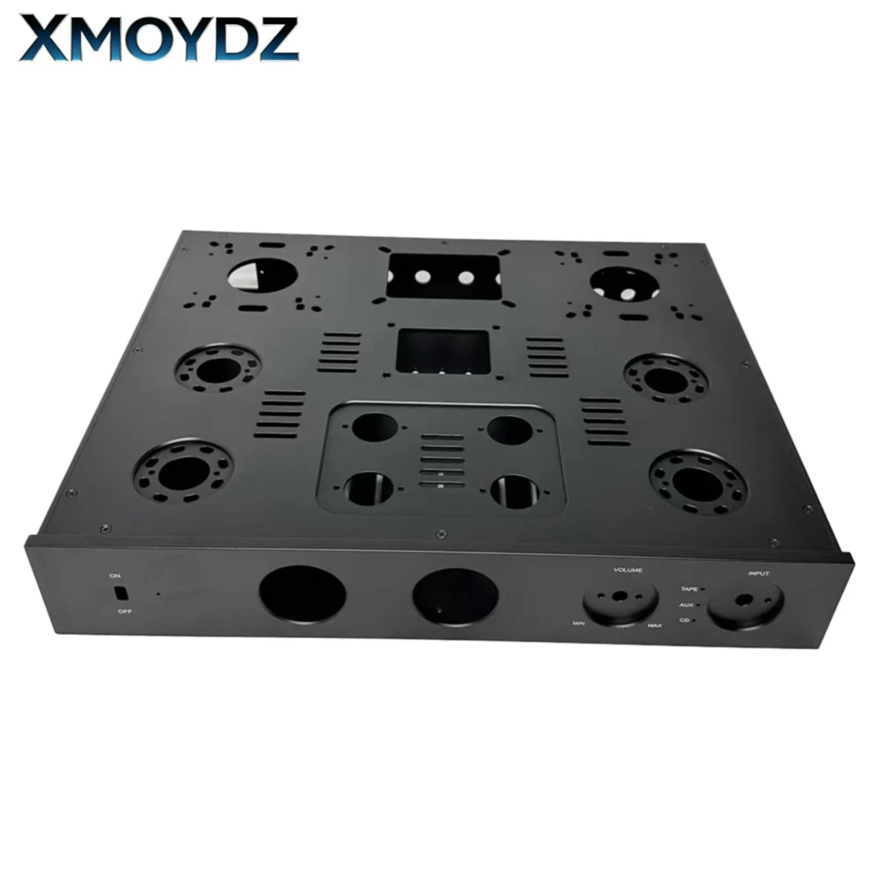 Push-Pull Amplifier Chassis External Size 415*330*70mm All Aluminum Alloy Preamp Box HiFi Fever Audio DIY Custom Enclosure