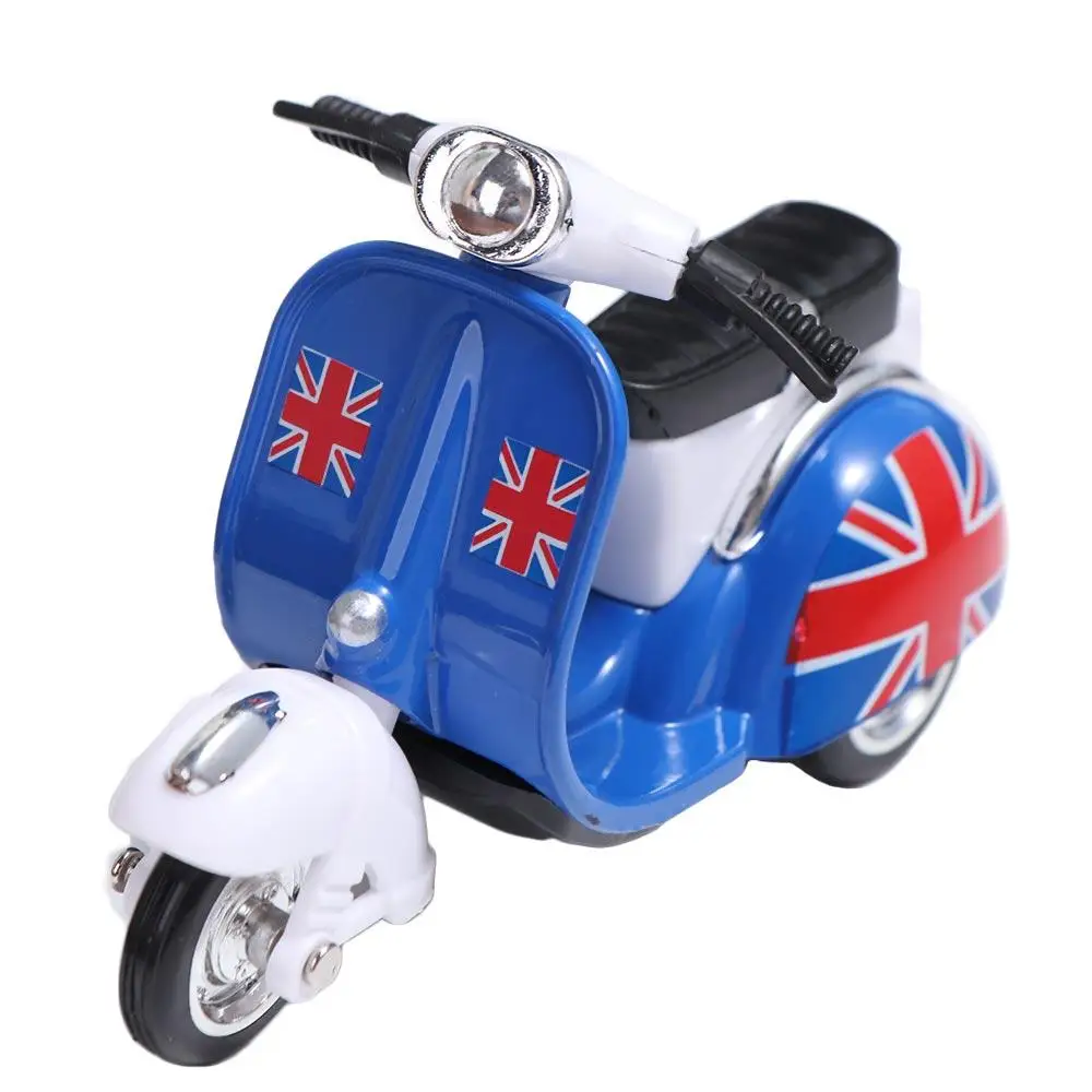 Pull-back Motorcycle Model Diecast Miniature Mini Motorcycle Vehicle Toy Inertia Simulation Motorcycle Toy Friend Children