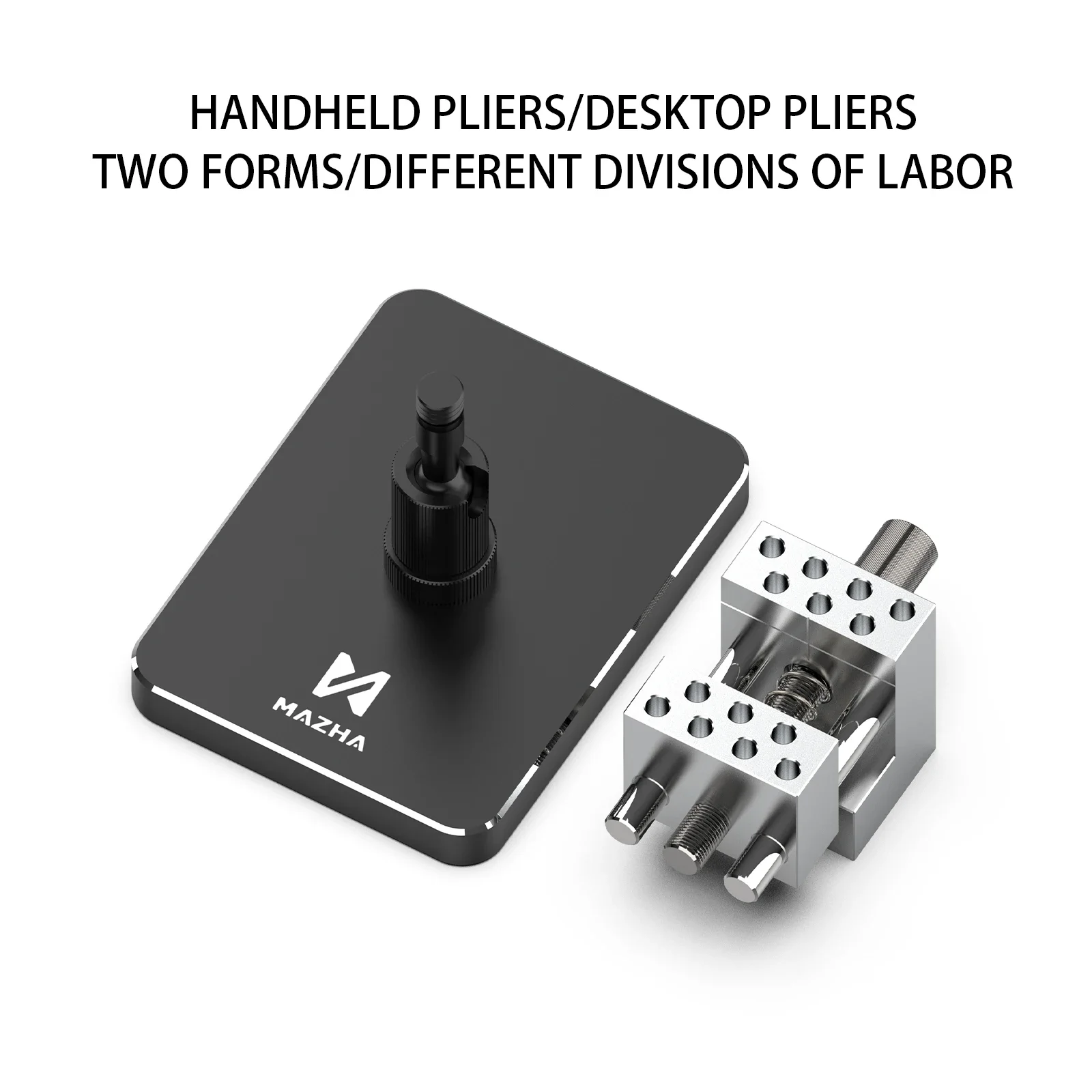 MAZHA T0010 2 in 1 Mini Portable Table Vise Compact Adjustable Clamp for Modeling Hobby DIY Precision Tool Accessories