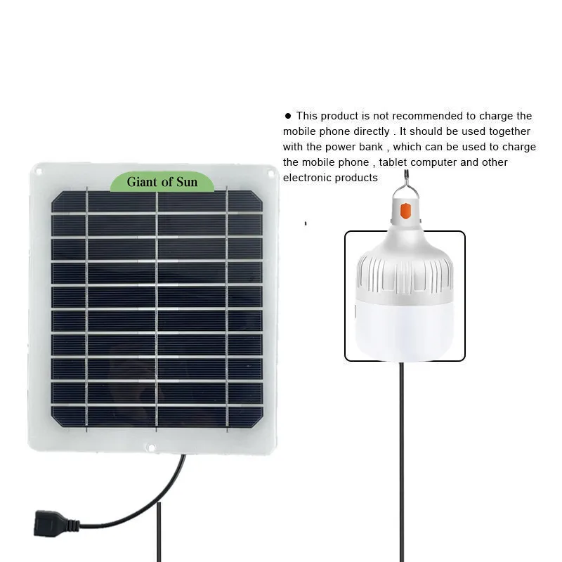 60W Solar Power Outdoor Light Solar Lamp Portable Bulb Solar Energy Lamp Led Lighting