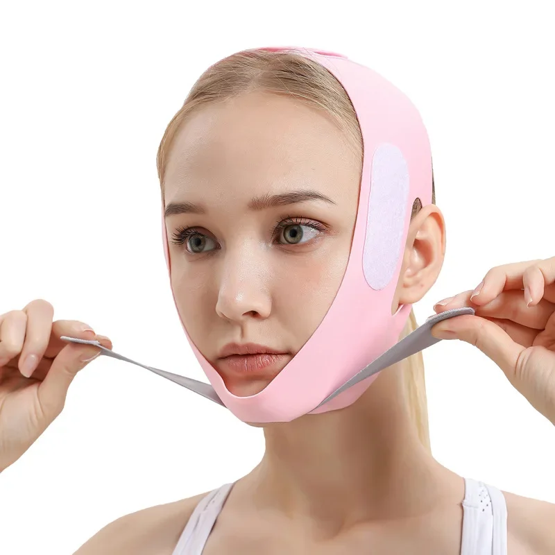 Przeciwzmarszczkowy bandaż na twarz Oddychający bandaż V Face Cheek Lift Up Band Face Thin Mask Reduce Double Chin V-Line Shaping Bandage