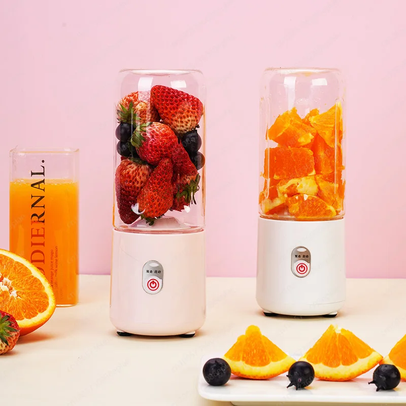 Taza de licuadora recargable por USB portátil, mini batidora personal para batidos de jugo, uso doméstico en viajes, idea de regalo