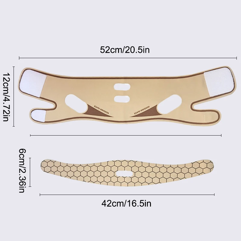 Chin Cheek Slimming Bandage V Shape Line Lifting Mask Elastic Polyester Face Mask Beauty Health Anti Wrinkle Strap Band Sleeping