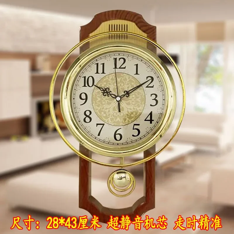 خمر كبير سوينغ ساعة حائط البندول ساعة الحائط ديكور المطبخ غرفة المعيشة الديكور رث شيك Horloge Murale الكوارتز SC156 #6