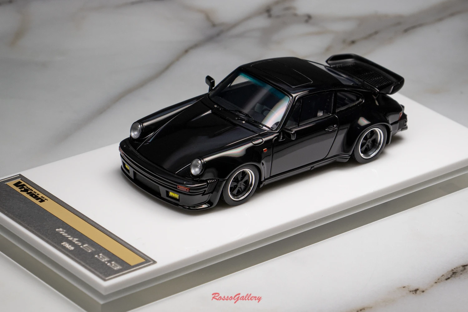 MAKE UP 1:43 930 TurboS 3.3 1989 Black Simulation Limited Edition Resin Metal Static Car Model Toy Gift