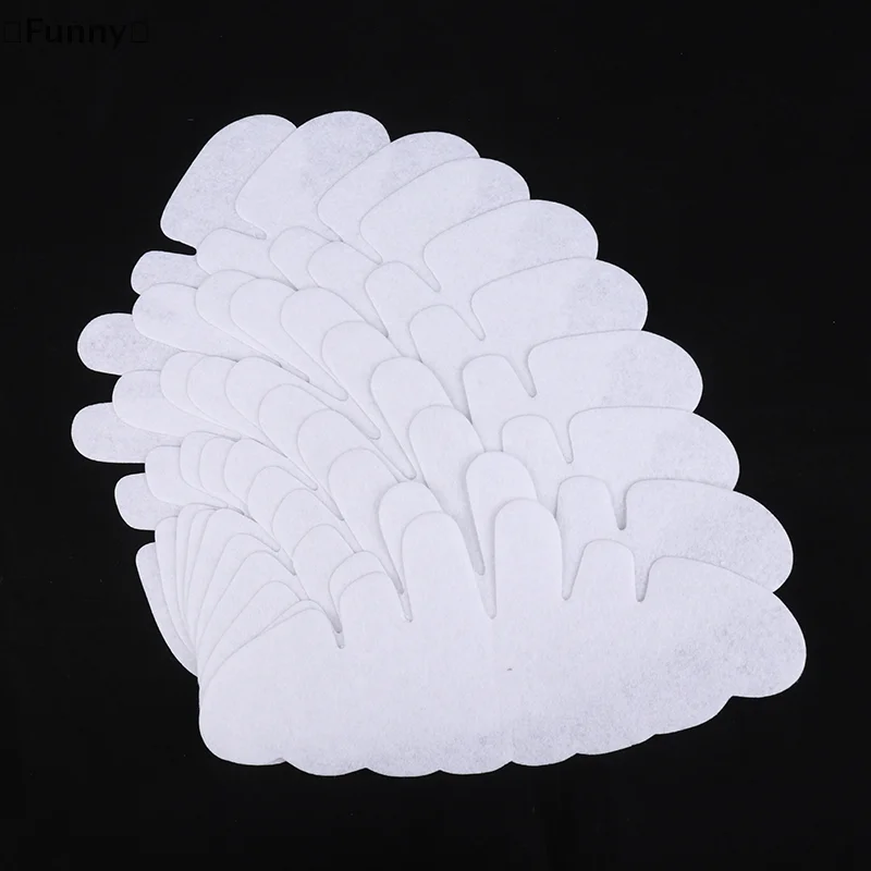 〔Funny〕10 Pcs Hat Sweat Liner Shields Absorbing Pad Prevents Stains Protector Bands For Baseball Golf Cap Men Women