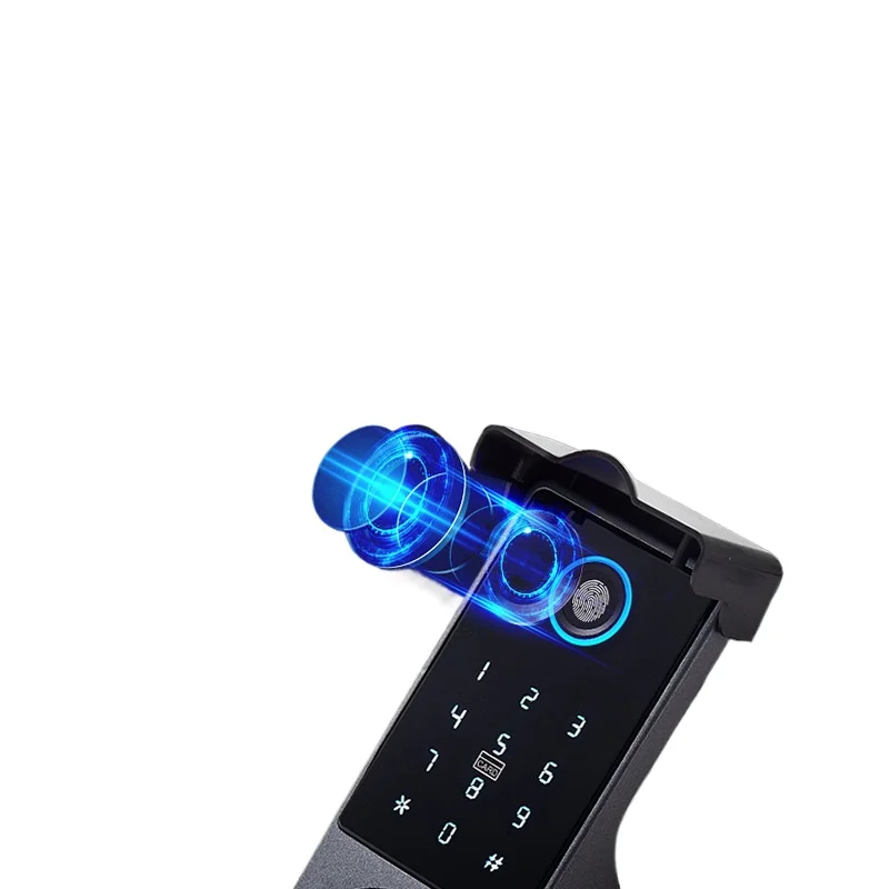 Upgraded Waterproof Outdoor Iron Door Fingerprint Lock for Tuya Smart Home for Old Style Doors Dual Fingerprint Apartment