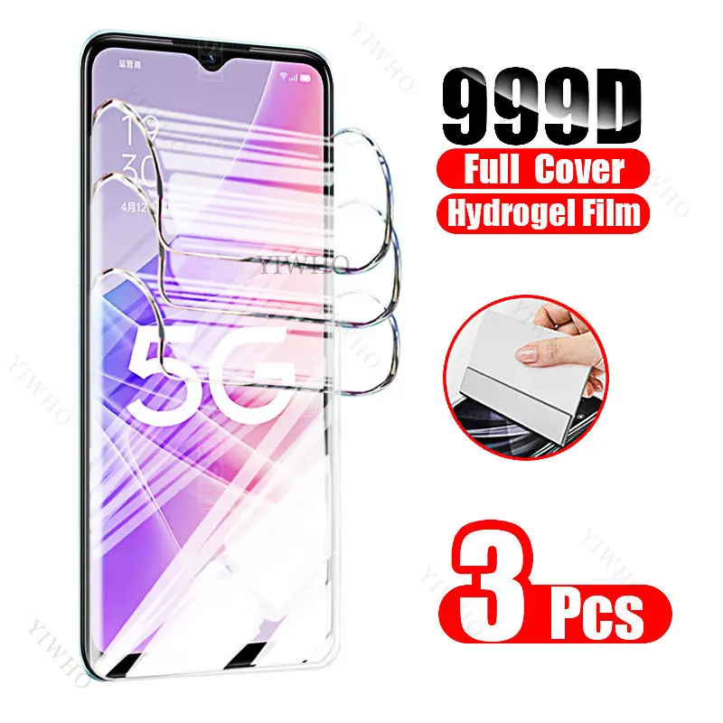 9in1 for Oppo A57 Hydrogel Film for OPPO A53 A53s A54 A54s A57s A57e A58 4G 5G Screen Protectors Not Glass Camera Lens Gel Film