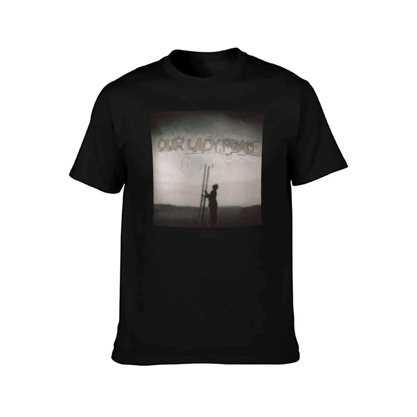 Request OLP T-Shirt, Summer Casual Cotton Tee, Oversized Streetwear Tops, Vintage Graphic Print, Loose Fit Short Sleeve