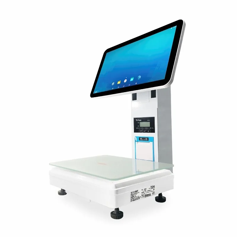 supermarkets, convenience stores, Android weighing and cashier integrated scale, touch LCD, single/dual screen cash register