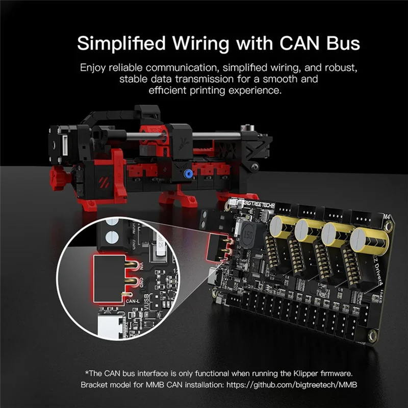 Efficient BIGTREETECH MMB CAN ERCF V1.0 Board Enraged  Carrot Feeder ERCF Control Board For Voron V2.4 Trident DIY AMS Kli