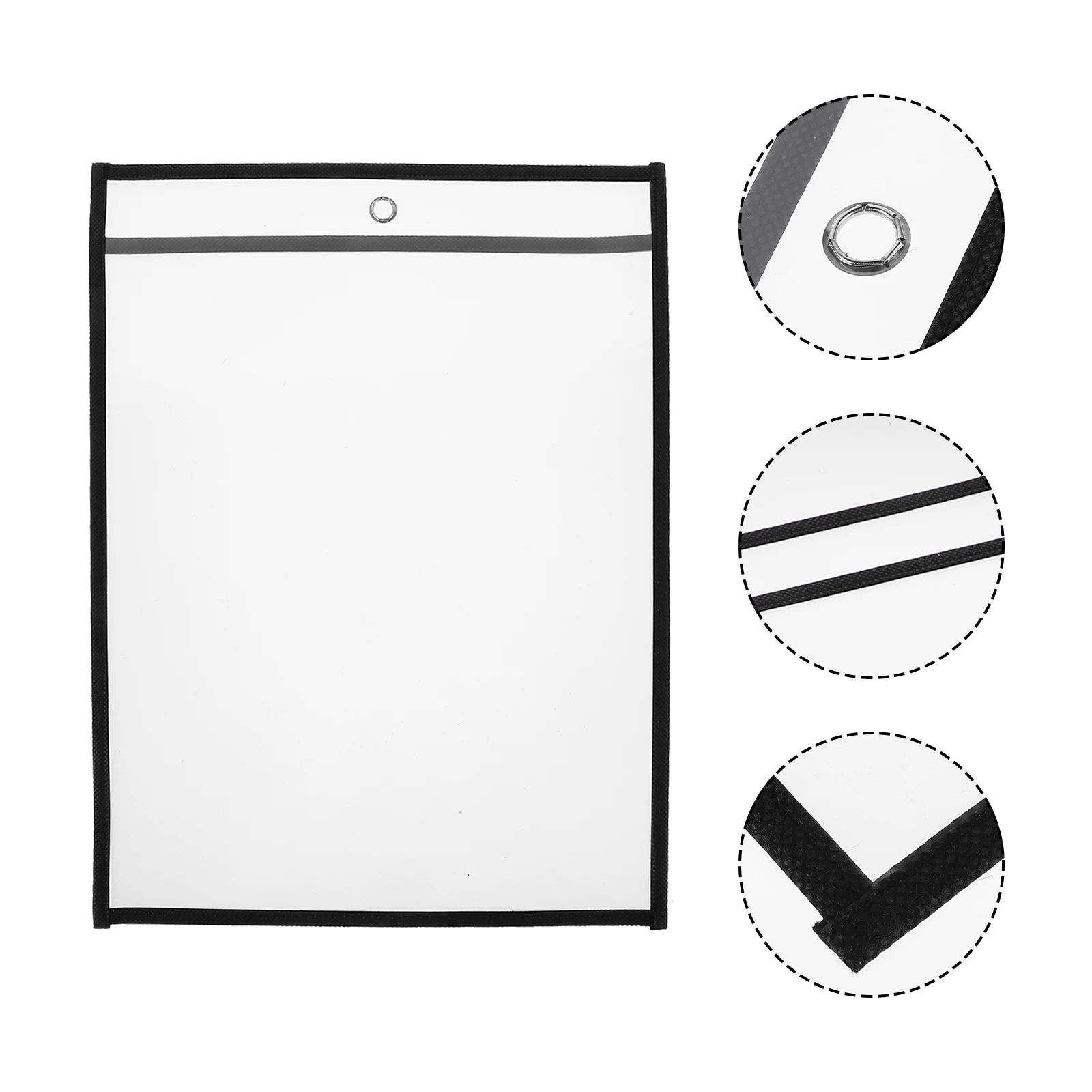 

6 Pcs Archival File Holder Documents Bag Paper Organizer Chic Protectors Child Clear Folder