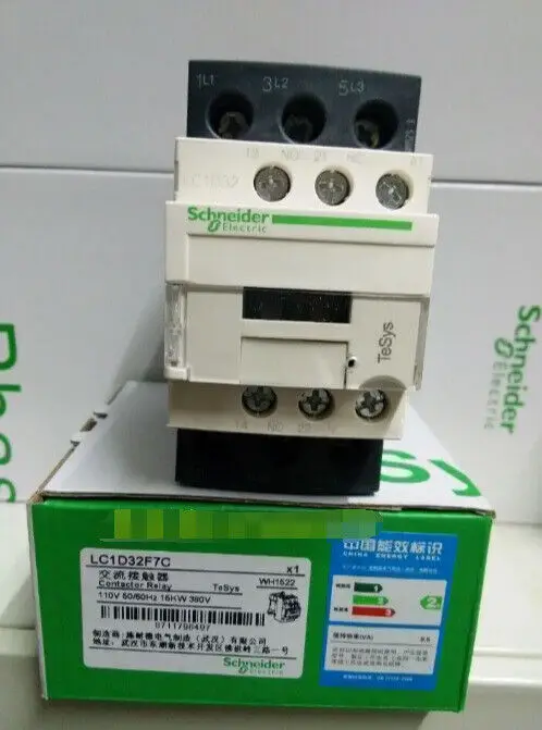 

1 шт. LC1D32F7C LC1-D32F7C Schneider AC110V контактор Новый в коробке