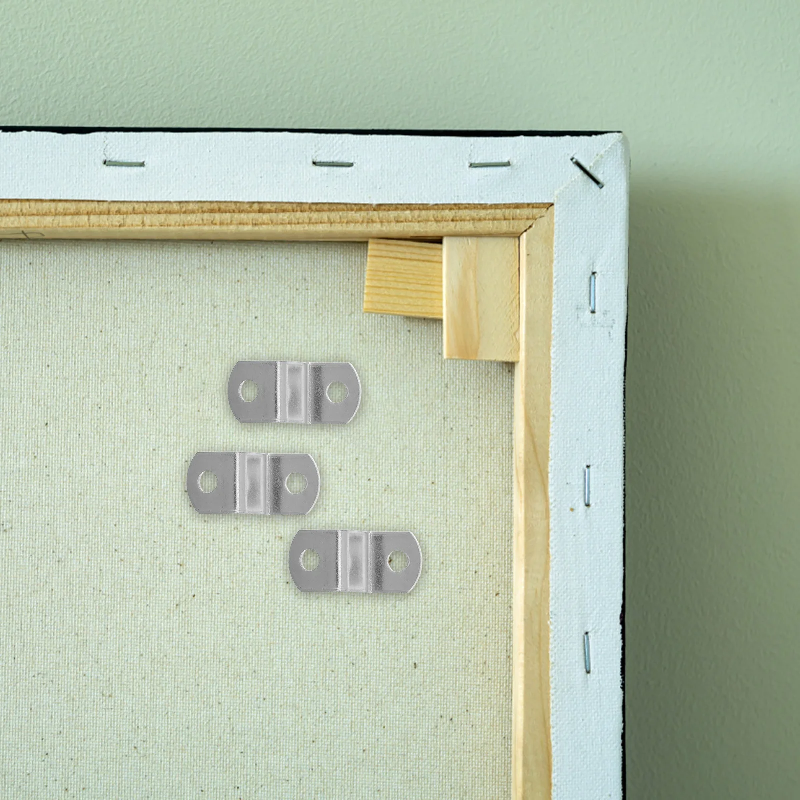 50pcs Z Shape Frame Brackets: Metal Offset Clips For Canvas Picture Mirrors Furniture Durable Right Angle Hardware, Poster