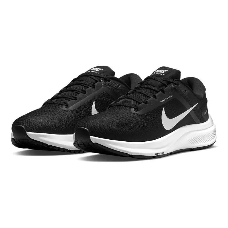 Nike Nike Air Zoom Structure 24 Negro Blanco Zapatillas de deporte para mujer Zapatos DA8570-001