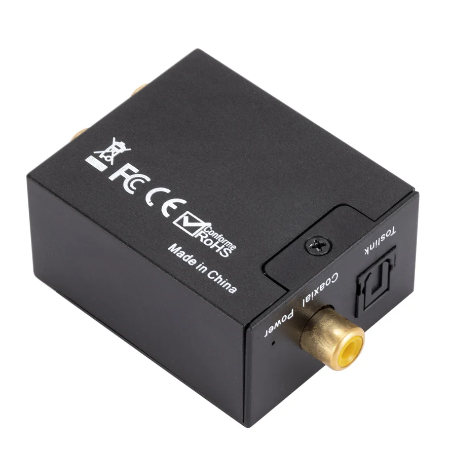 Digital to Analog Audio Converter Optical Fiber Toslink Coaxial Bluetooth 4.0 3.5mm Suitable For TV Digital Coaxial Optic Analog