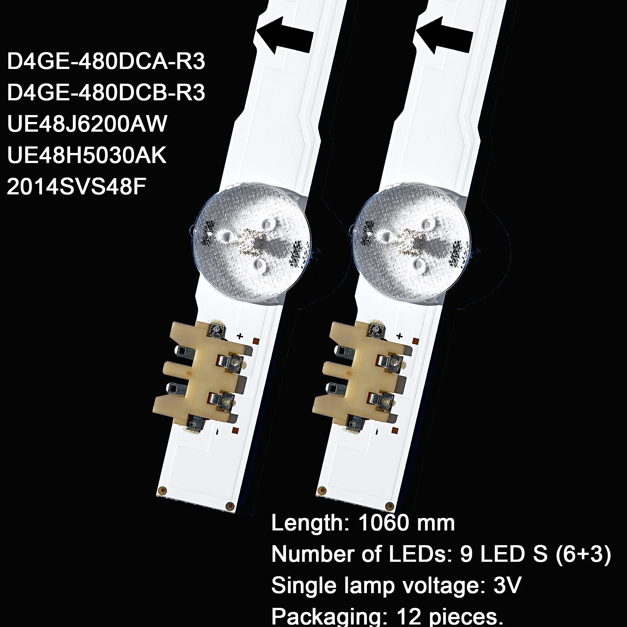 LED TV Backlight TV Strip Light For 2014SVS48F BN96 30453A 30454A 38892A 30418A D4GE 480DCA R3 R2 480DCB ue48h6500 UA48J5088AC