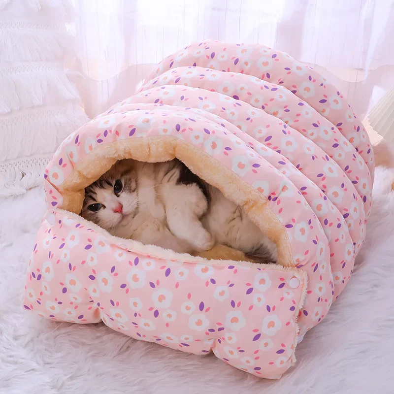 

Pet dog bed house cat nest dog house cat bed kennel pet bed warm princess bed dog beds for small dogs cat house