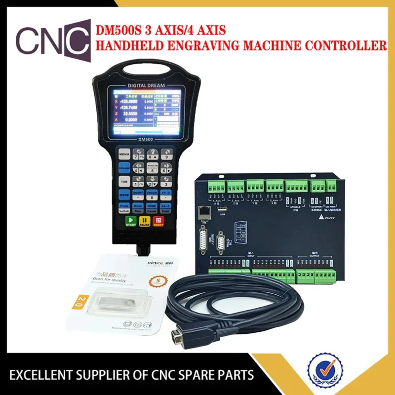 New offline handheld DM500ST3T4 engraving machine controller CNC motion control system 500MHz 1G memory supports standard G code