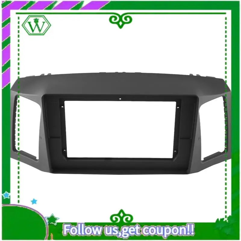 

AC34-Fascia Радиопанель Автомобильная лицевая панель Радиопанель Радио Лицевая рамка 10,1 дюйма для JEEP Grand Cherokee 2004-2007 (левое колесо)