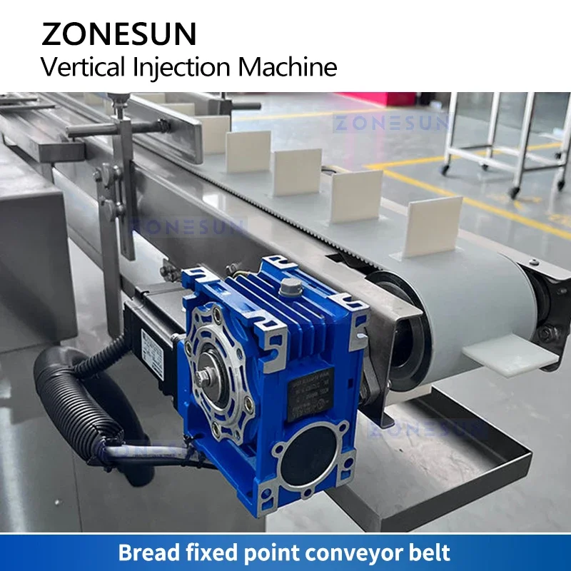 Zonesun ZS-CZI3 Máquina llenadora automática de repostería Inyector de pan y croissant de alta velocidad