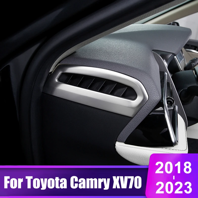 Für Toyota Camry XV70 2018 2019 2020 2021 2022 2023 Camry 70 Hybrid Auto Dashboard Air Vent Outlet Trim Abdeckung zubehör