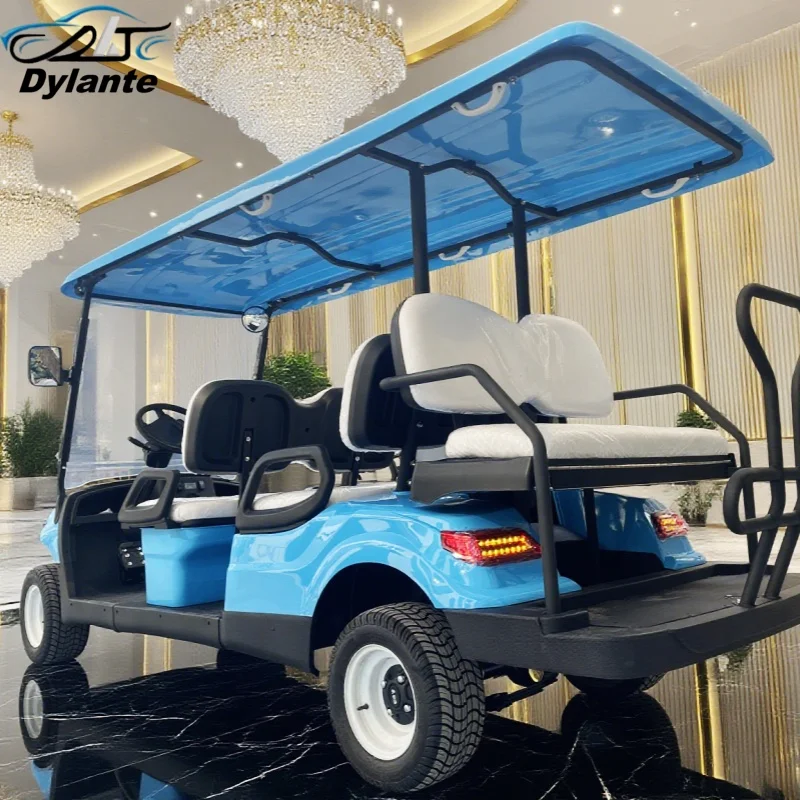 

New Design All-Terrain Street Legal 4-Seater Electric Golf Cart With CE Certified Rapid Delivery Golf Car Scenic Sightseeing Car