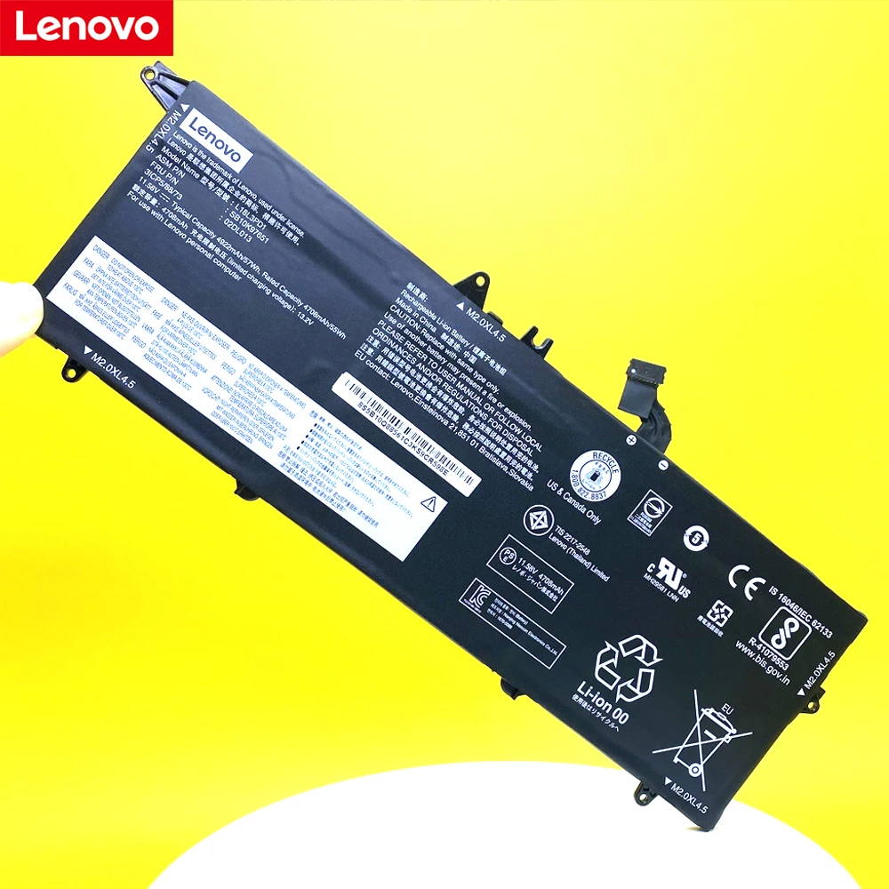 NEW Original Laptop Battery FOR ThinkPad T490s T495S T14S Series L18L3PD1 L18M3PD1 L18M3PD2 SB10K97652