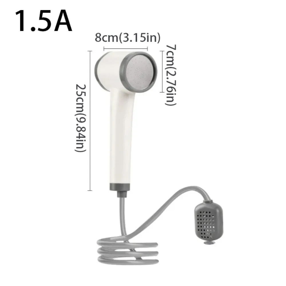 

Самовсасывающий портативный душ, регулируемый массажный пузырь, перезаряжаемый душ, уличный душ с питанием от аккумулятора, автомойка