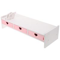 Monitor Stand Drawer Laptop Office Risers Computer Monitor Rack PVC Wood Plastic Board Desktop ganizer Sturdy Durability Eco