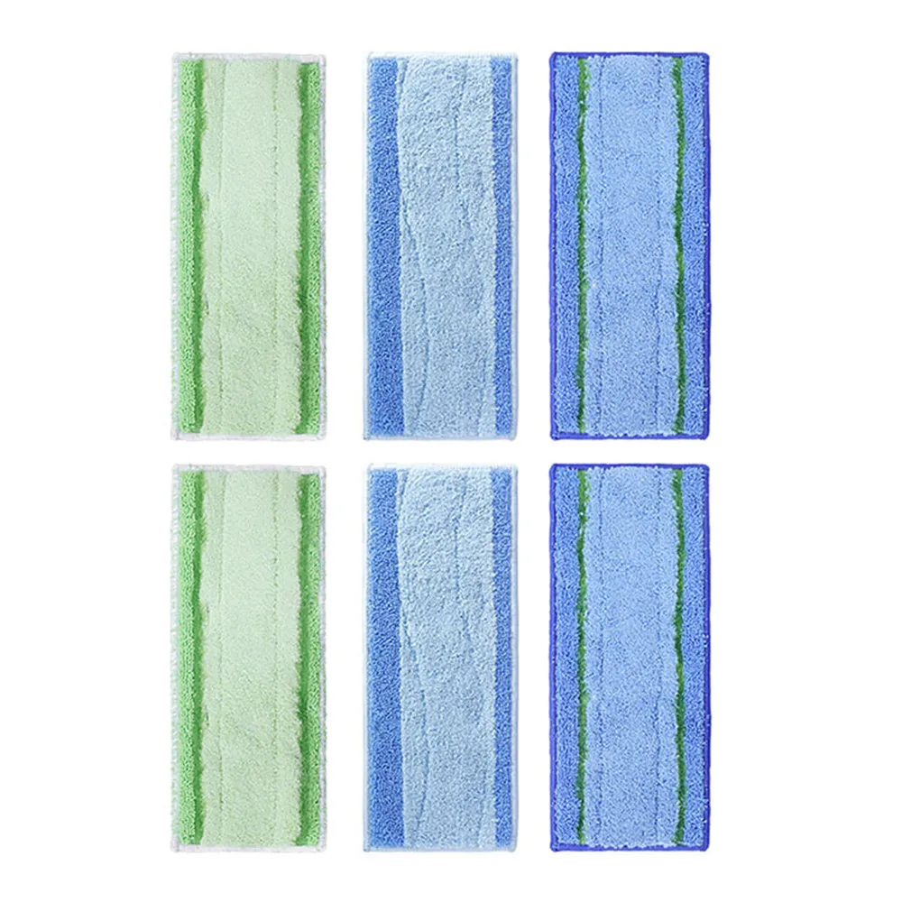 6pcs Replacement Microfiber Mop Cloth Reused Dry/ Wet Wipe Cleaning Pad Towel For Braava Jet M6 Accessories