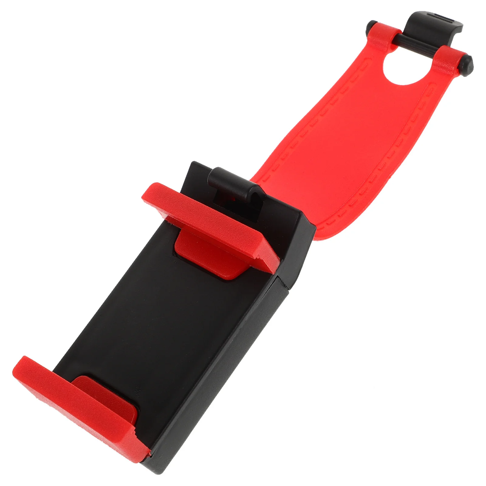 

Universal Red Car Steering Wheel Phone Holder Mobile Mount Hands-Free Clip Compatible Most Smartphones Car Phone Mount