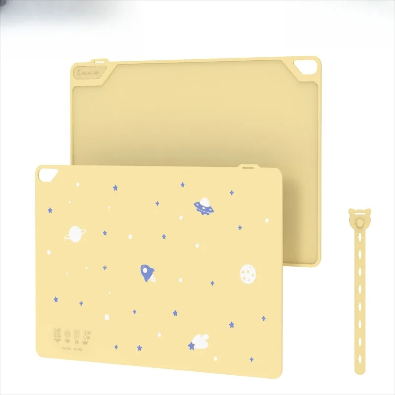 

Special lunch for primary school students Silicone placemat Waterproof and oil-proof Children's thermal insulation mat Foldable