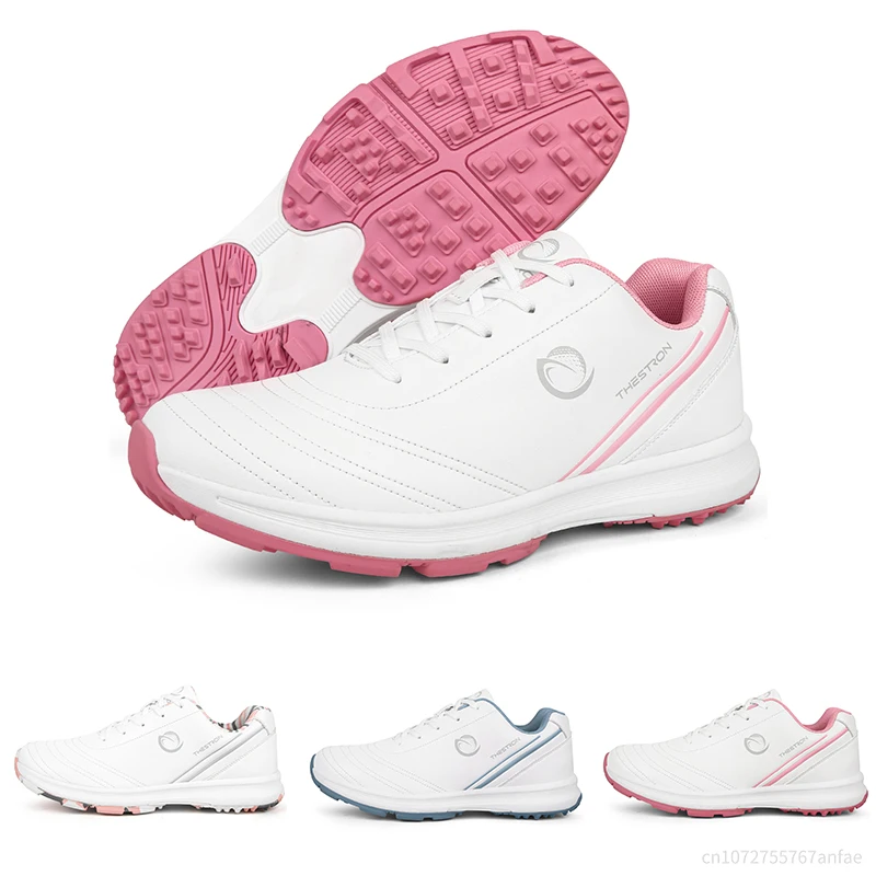 

Breathable Men Women Golf Shoes Outdoor Casual Sports Shoes Anti-Slip Spike Plastic Upgraded Version Comfortable Adult Footwear